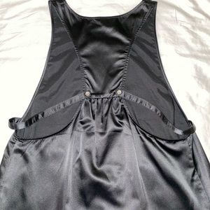 Naked Zebra Liquid Black Top. NWOT